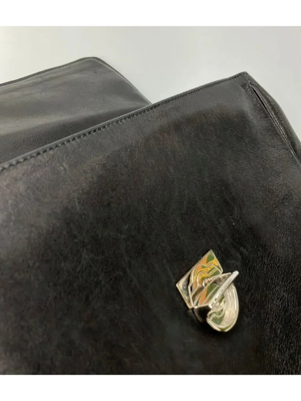 Bvlgari Briefcase Shoulder Bag Business 2-Way